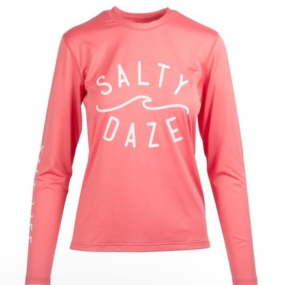 Salt Life Coral Long Sleeve Swim Coverup